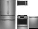 GE Profile™ 4 Piece Stainless Steel Gas Kitchen Package-0