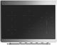 Ilve® Majestic III 36" Antique White Pro Style Induction Range with Triple Glass Door and Chrome Trim-2