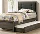 Furniture of America® Roanne 4-Piece Gray/Charcoal Full Bedroom Set-1