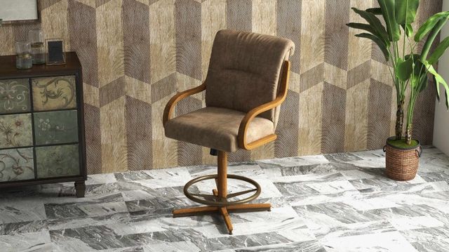 Chromcraft Customizable Denton Swivel Tilt Counter Height Dining Stool-1