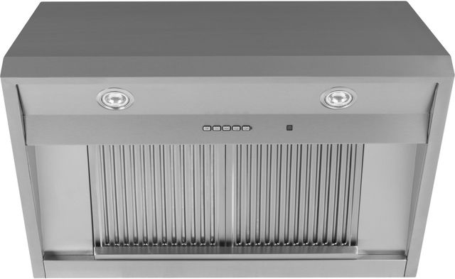 Monogram® 36" Stainless Steel Commercial Wall Mounted Range Hood-1