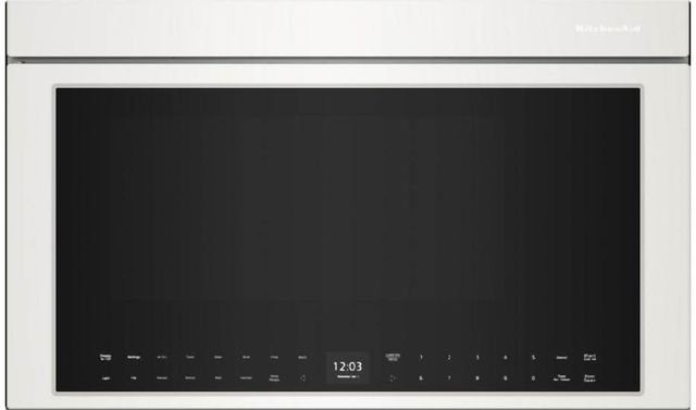 KitchenAid® 30” 1.1 Cu. Ft. Porcelain Over the Range Microwave with Flush Built-In Design-0