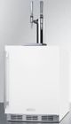 Summit® Commercial 24" White Built In Nitro-Infused Coffee Kegerator-2