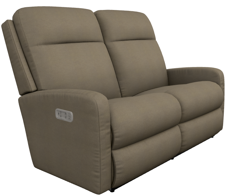 La-Z-Boy® Finley Driftwood Power Wall Reclining Loveseat with