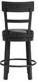 Signature Design by Ashley® Valebeck Black Upholstered Bar Stool-3