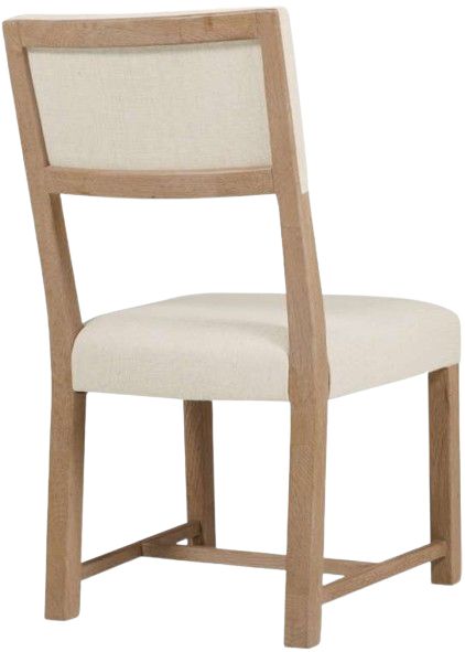 Hooker® Furniture Driftwood Buckboard/Lovegood Bisque Upholstered Side Chair-3
