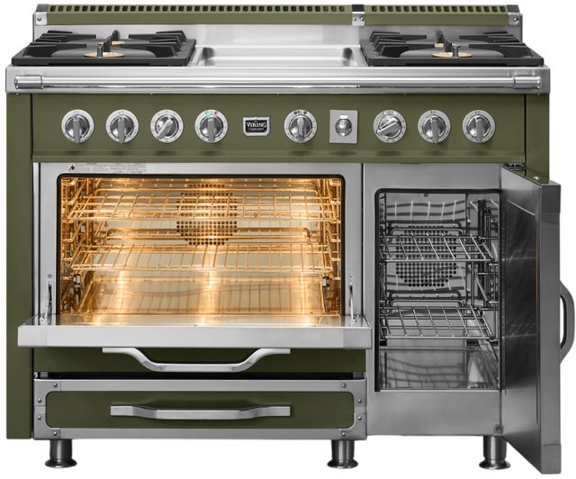 Viking® Tuscany 48" Martini Pro Style Dual Fuel Range with Griddle-1