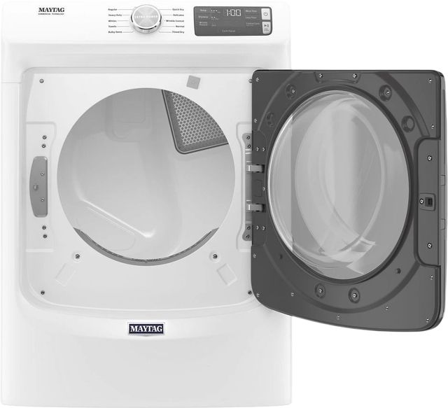 Maytag® 7.3 Cu. Ft. White Front Load Electric Dryer-1