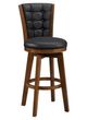 Mazin Furniture Medford Black Swivel Pub Height Chair-2