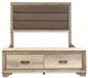 Liberty Furniture Sun Valley Light Brown Full Upholstered Storage Bed-1