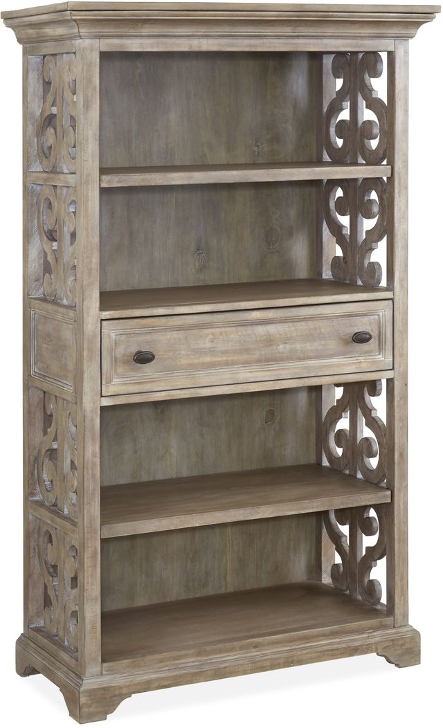 Magnussen Home® Tinley Park Dovetail Grey Bookcase-1