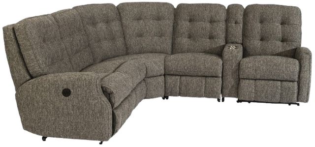 Flexsteel® Customizable Devon 6-Piece L-Shape Power Reclining Sectional-0