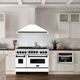 ZLINE Autograph Edition 48" White Matte Wall Mounted Range Hood -1
