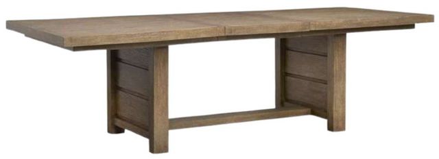 Magnussen Home® Plum Creek Sierra Brown Trestle Dining Table-1