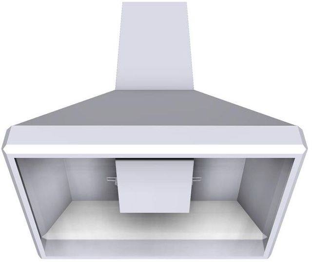 Vent-A-Hood® 36" White ARS Duct-Free Euro-Style Island Range Hood-2