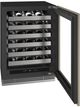U-Line®  Home Collection 24" 5.1 Cu. Ft. Panel Ready Wine Refrigerator with Glass Door-4
