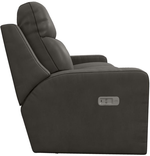 La-Z-Boy® Emmons Pewter Power Reclining Sofa with Headrest-3