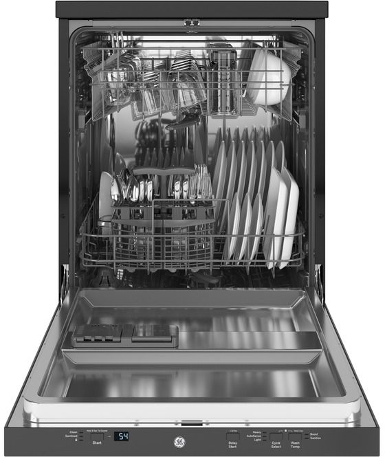 GE 24" Stainless Steel Portable Dishwasher-2