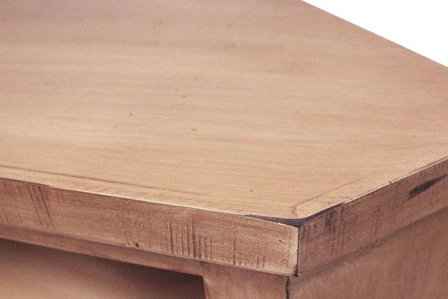 American Heartland Manufacturing Rustic Soft White TV Stand-2