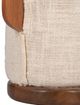 Sagebrook Home Ivory Ecomix Lamp with Wood Base-4