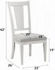 ACME Furniture 2-Piece Katia Light Gray/Weathered White Dinning Side Chair Set-2