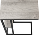 Monarch Specialties Inc. Grey 25"H Accent Table with Black Metal Base-3