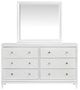 Magnussen Home® Springhouse Whisper White Double Drawer Dresser with Landscape Mirror-3