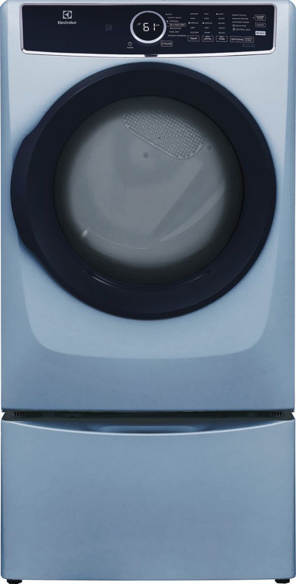 Electrolux 8.0 Cu. Ft. Glacier Blue Front Load Electric Dryer-7