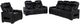 Coaster® Zuma 3-Piece Black Power Sofa Set with Power Headrest-0