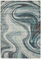 KAS Rugs Illusions Teal Contempo 5'x8' Area Rug-0