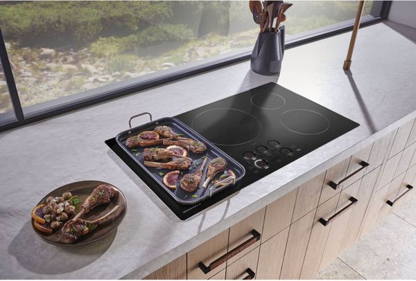 Monogram 36” Black Graphite Induction Cooktop