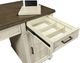 aspenhome® Caraway Aged Ivory 66" Executive Desk-4