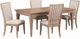 Liberty Furniture Haven Hills 5-Piece Camel Beige/Sand Optional Rectangular Dining Table Set-0