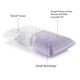 Malouf® Z™ Shoulder Zoned Dough® Lavender Memory Foam King Pillow-2