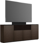 Salamander Designs® Chameleon Low Profile 345 Wengé With TV Mount Speaker Integrated Cabinet-0