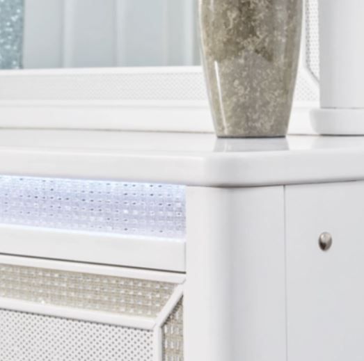 Signature Design by Ashley® Chalanna White Lacquer Dresser and Mirror-3