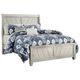 Vaughan-Bassett Rustic Cottage Rustic White Queen Sleigh Bed Collection-1