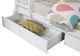 Furniture of America® Emilee White Twin/Full Bunk Bed-2