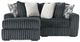 Signature Design by Ashley® Midnight-Madness 2-Piece Gunmetal Left-Arm Facing Sectional and Chaise-0