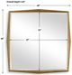 Uttermost® On Point Gold Square Mirror-2