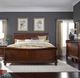 Liberty Furniture Rustic Traditions 4-Piece Rustic Cherry King Sleigh Bedroom Set-1