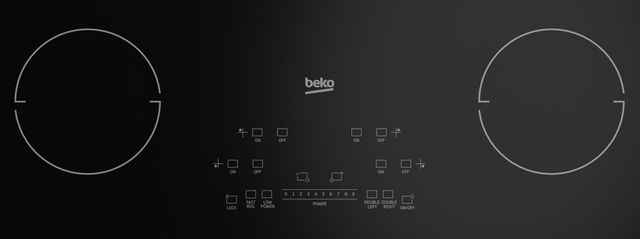 Beko 30" Black Glass Electric Cooktop-1