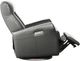 Primo™ International Colorado Crescent Premium PU Dark Grey Power Swivel Glider Recliner-3
