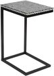 Bassett Mirror Nava Black/White Bone Accent Table-0