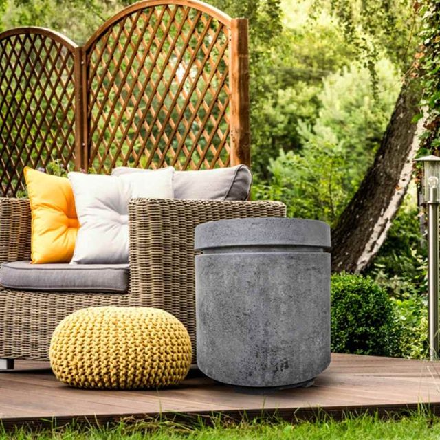 XO Handcrafted Round Propane Tank Enclosure-4