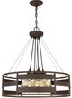 Cal® Lighting & Accessories Rochefort Rust Chandelier-0