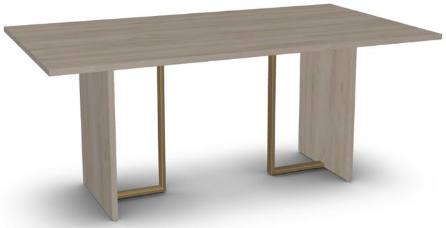 Amisco Customizable Zoel Thermo Fused Laminate Rectangular Table with 1.5" Tabletop -3