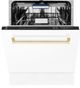 Zline Autograph Edition 24" White Matte Built In Dishwasher-1