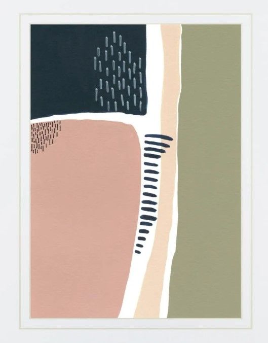Classy Art Simple Marks l By Regina Moore Wall Art-1