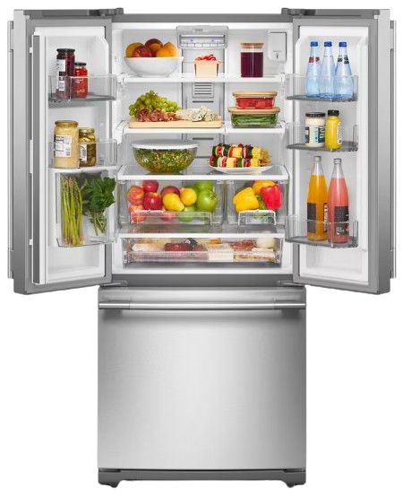 KitchenAid® 19.68 Cu. Ft. PrintShield™ Stainless Steel French Door Refrigerator with Interior Dispense-4